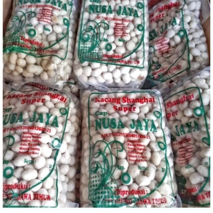 

STOK TERBATAS Nusa Jaya Kacang Atom Shanghai Super Asli Tulungagung 200gr