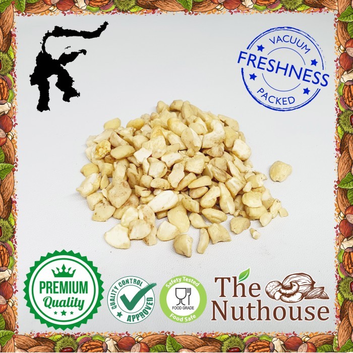 

TERBAIK 1kg Cashew Nut RAW Broken Cracked / Kacang Mede Mentah Pecah Menir