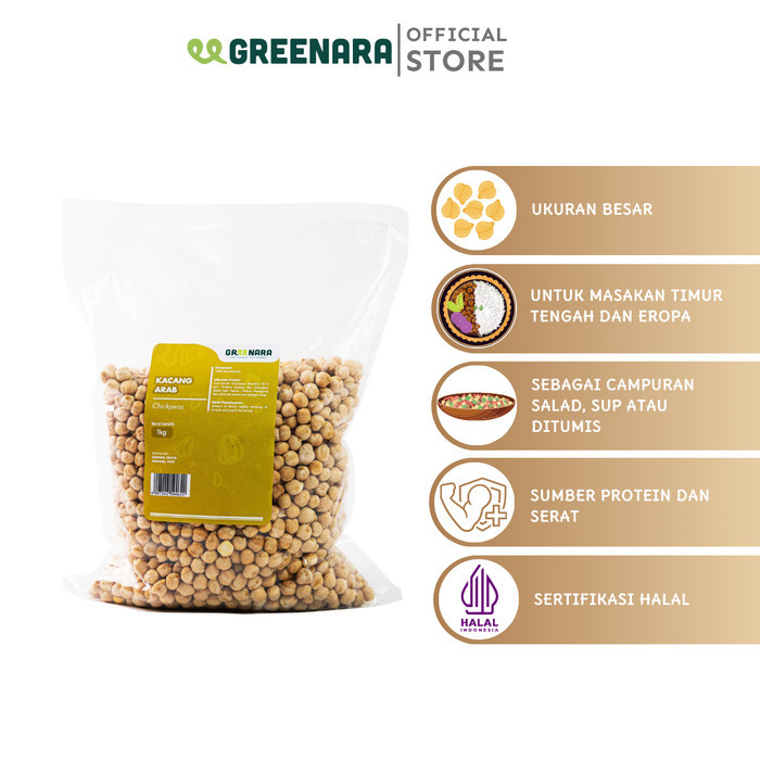 

PROMO SPECIAL Kacang Arab 1 Kg / Chickpeas