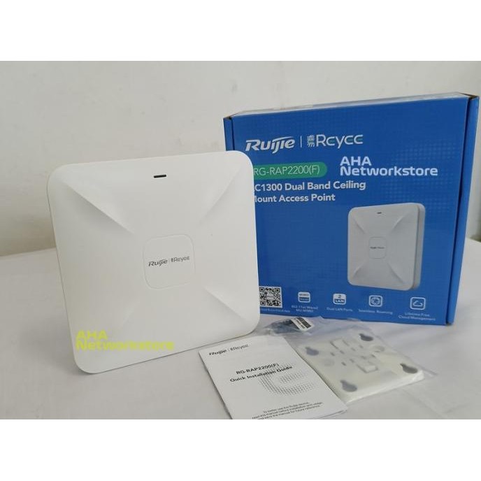 TERBARU - Ruijie RAP2200F AC1300 DualBand Ruijie Reyee RG RAP2200F