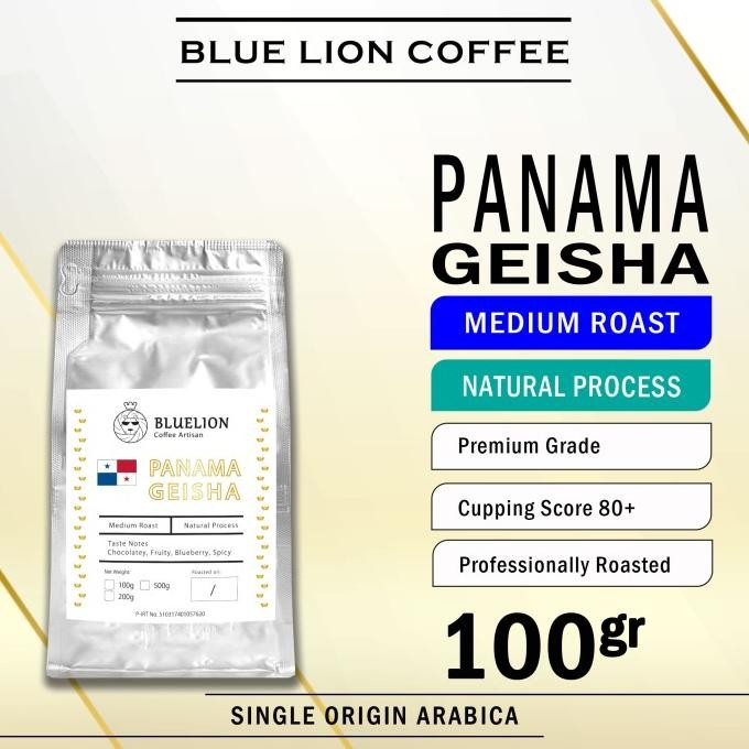 

BLUE- BLUE LION COFFEE PANAMA GEISHA 100 GRAM