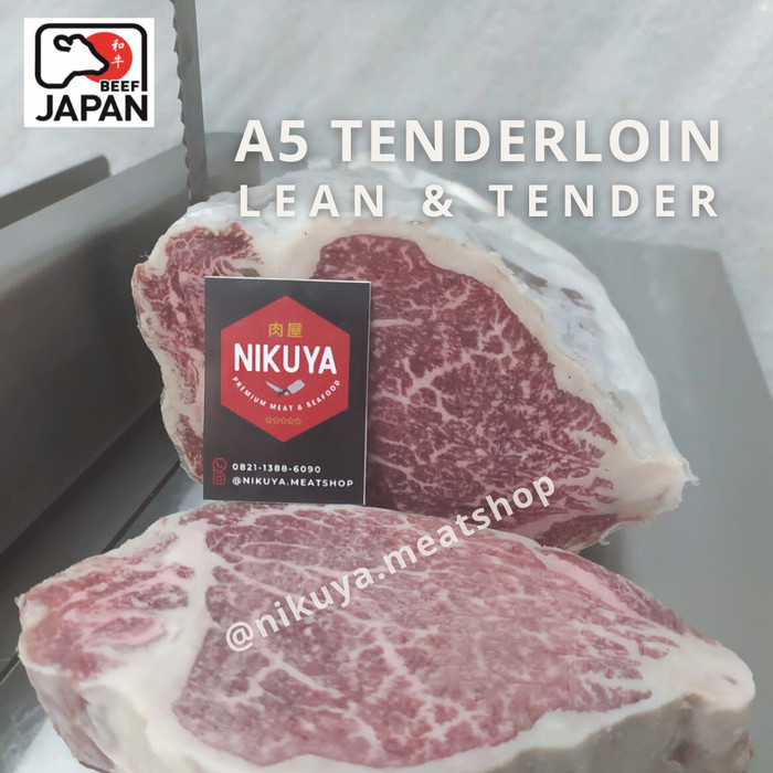 

A5 Wagyu Tenderloin - Miyazaki Wagyu Jepang Has Dalam Steak Impor Terlaris 100 % Original