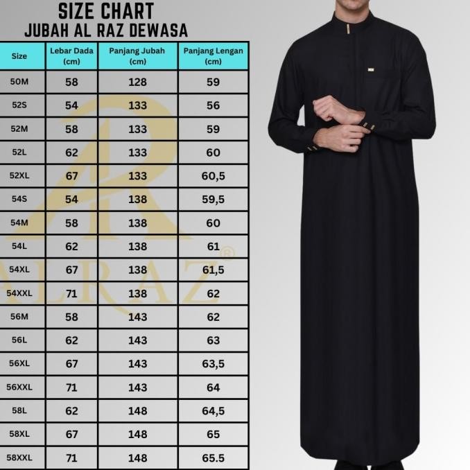 JUBAH GAMIS PRIA AL RAZ KATUN PREMIUM LAT