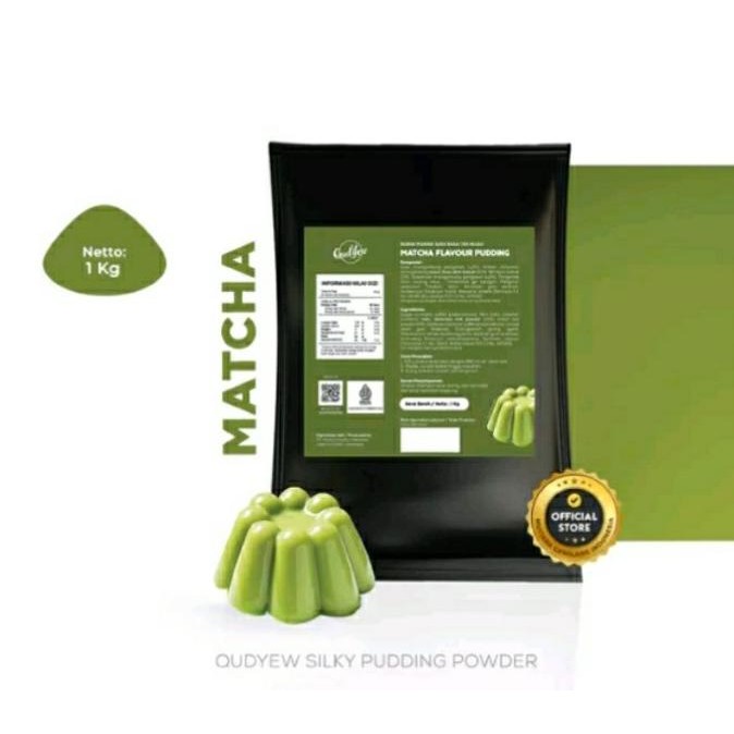 

Siap Kirim Come Food Matcha Pudding Powder 1 kg / Green Tea Puding / Silky ENAKKK