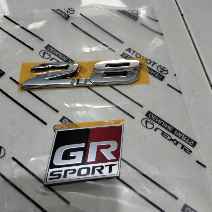 emblem logo GR sport 2.8 Fortuner original CRHOME