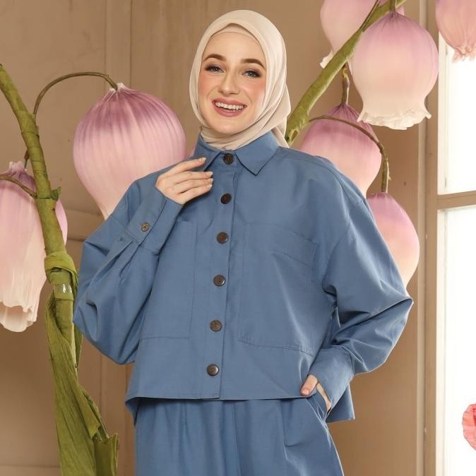 

BLUE- RODEO - KEMEJA WANITA - BELLONA - BLUE