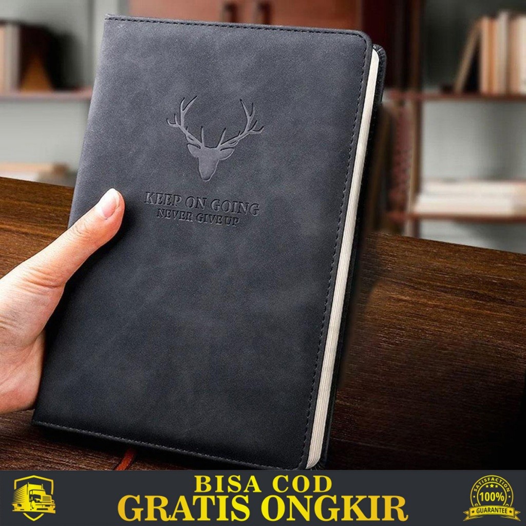 

BUKU DIARY CATATAN HARIAN PORTABLE JOURNAL COVER KULIT 100 LEMBAR