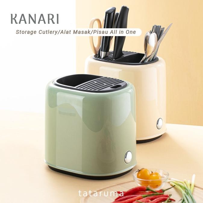 

kanari - storage cutlery/alat masak/pisau/gunting tempat penyimpanan termurah