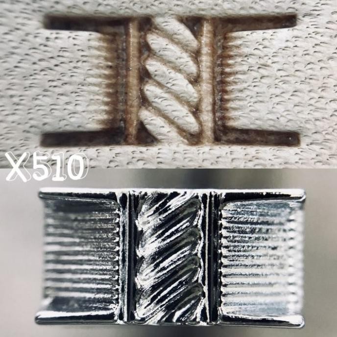 

Oka Factory - Basketweave Stamp Stamping Carving Leather - Japan Asli 100% Promo