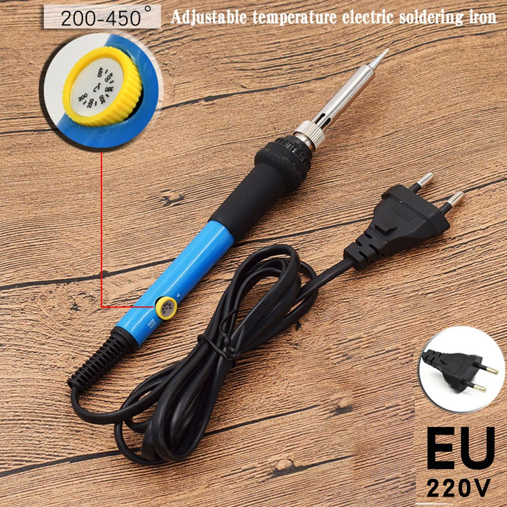 

- HANDSKIT Set Solder Listrik Adjustable Temperature Soldering Pen 60W - L12 -