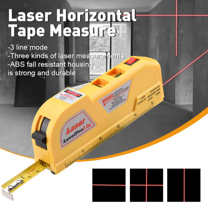 

- XIMIJI Laser Level 4in1 Crossline Waterpass Ruler Tape Measure 2.5M - AG13 -