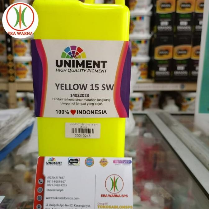 

Bibit Pewarna / Pigment Pewarna Uniment Yellow 15 Sw @1Kg Harga Khusus