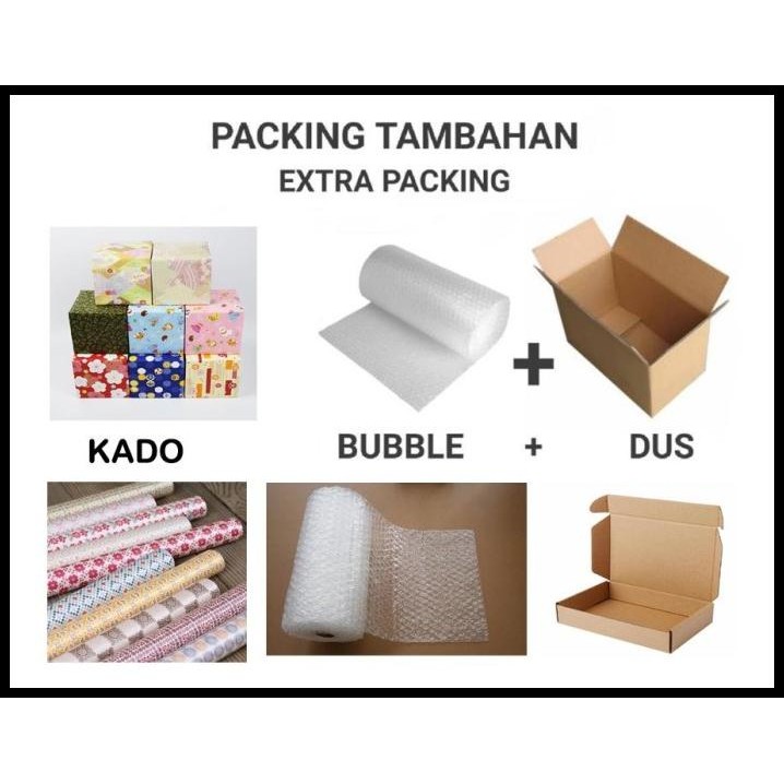 

Packing Extra Bubble Box Bungkus Kertas Kado