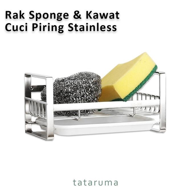 

supon stainless - rak stainless tahan karat tempat spons cuci piring termurah