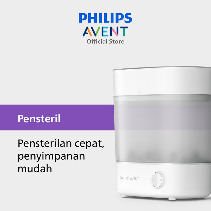 Philips Avent Sterilizer Alat Steril Botol Susu Bayi Terbukti Hilangkan 99,9% Kuman SCF291/00