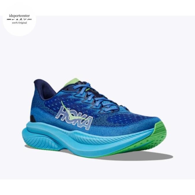 

BLUE- HOKA MACH 6 MENS ROAD RUNNING SHOES - VIRTUAL BLUE