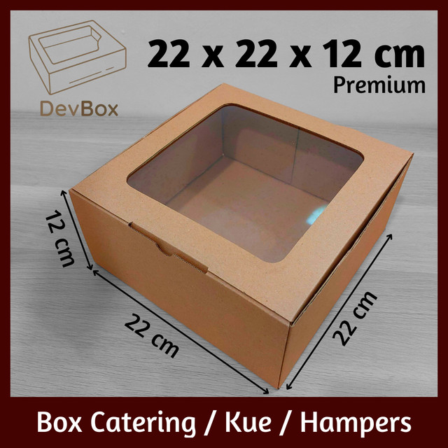 

Kardus Mika 22 x 22 x 12 cm | Kotak Makanan, Catering, Kue, Hampers, Hadiah | Model Pizza Tanpa Lakban
