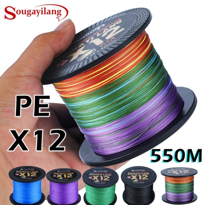 Sougayilang X12 PE 5500M Senar Pancing 8-46kg Tali Pancing Line