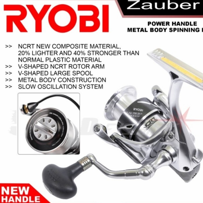 Reel Ryobi Zauber II Power Handle