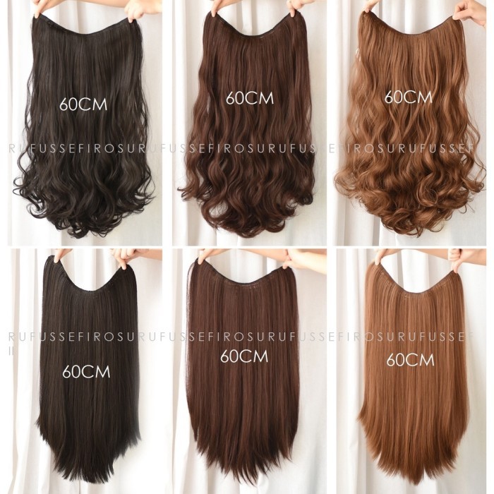 WIG TOUPEE HAIR CLIP HAIR FLIP RSW U SHAPE 00001