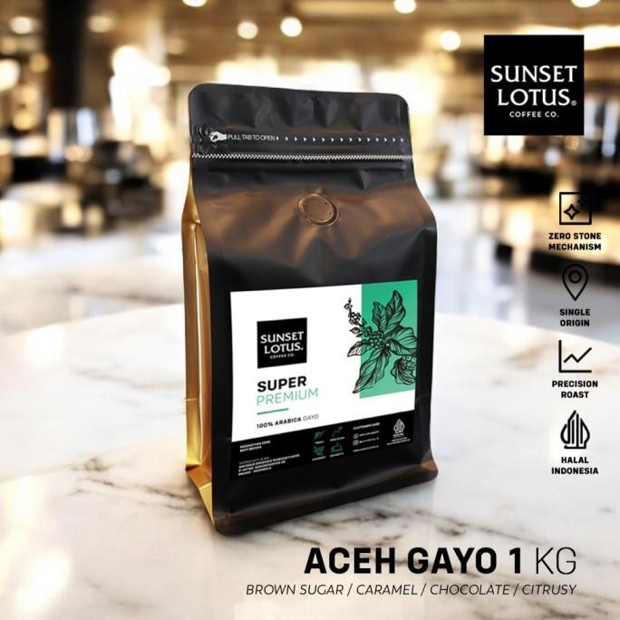

Kopi Sunset Lotus Super Premium Arabika Gayo 1 Kg