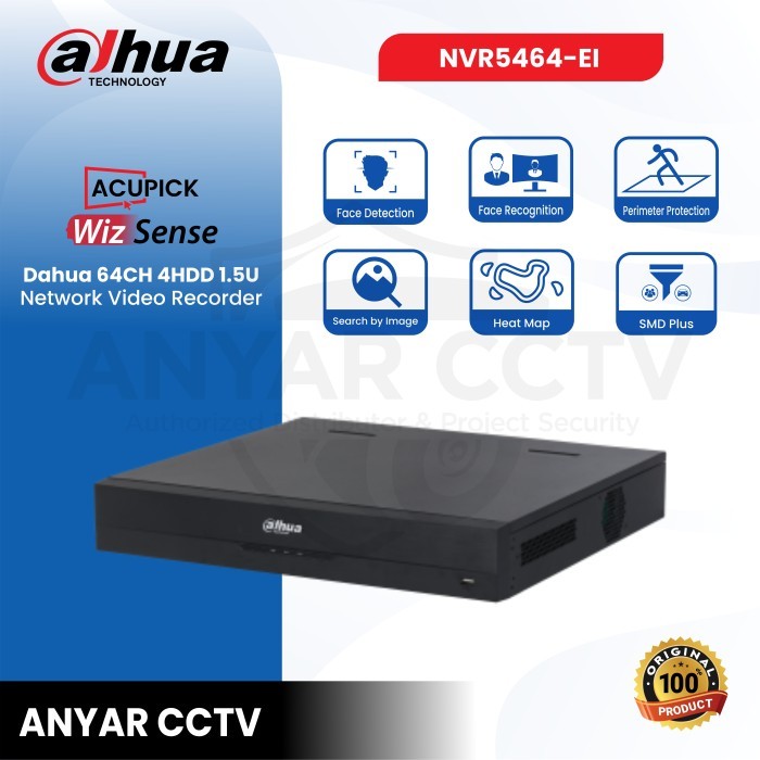 DAHUA NVR5464-EI Dahua 64CH 4HDD 1.5U NETWORK VIDEO RECORDER