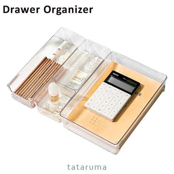 

bundling dashi clear - drawer organizer kotak penyimpanan sekat divide termurah