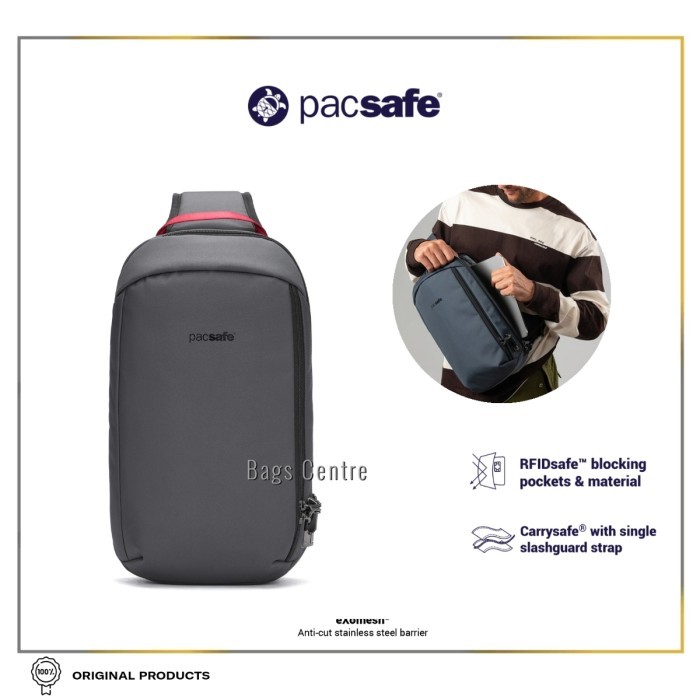 Pacsafe Vibe 325 anti-theft sling pack RFID - Slate