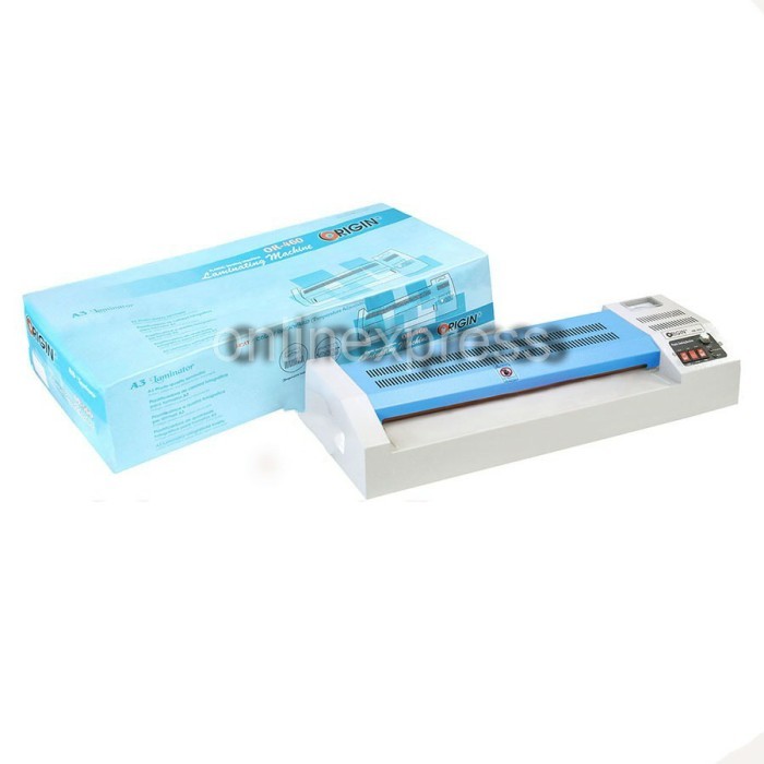 

TERBARU - Mesin Laminating Origin OR 460 / Bodi Besi 4 Roller 460mm 2 Pemanas