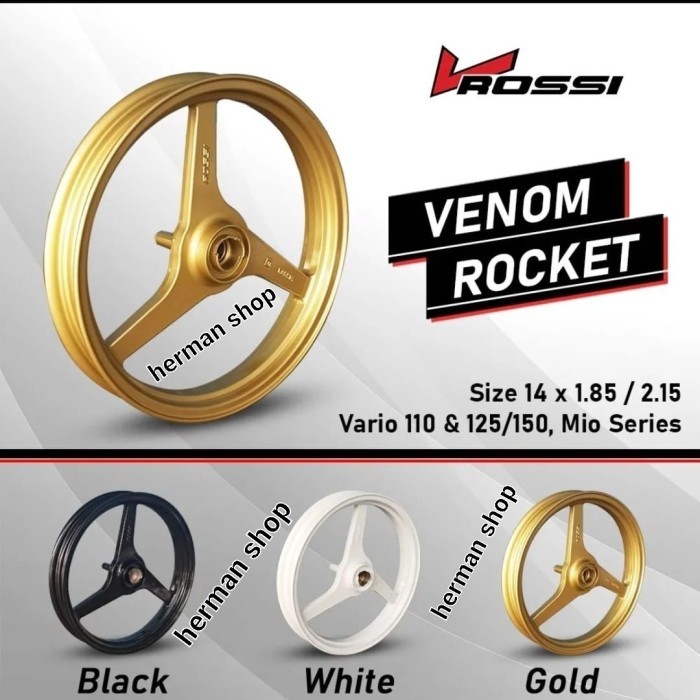 Velg Vrossi Mio M3 Xeon Venom Rocket / Velg Racing Mio Vrossi Palang 3
