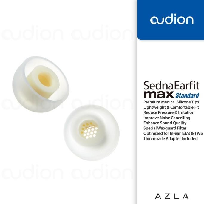 iem - AZLA SednaEarfit MAX Standard | Medical Silicone Eartips for IEM & TWS