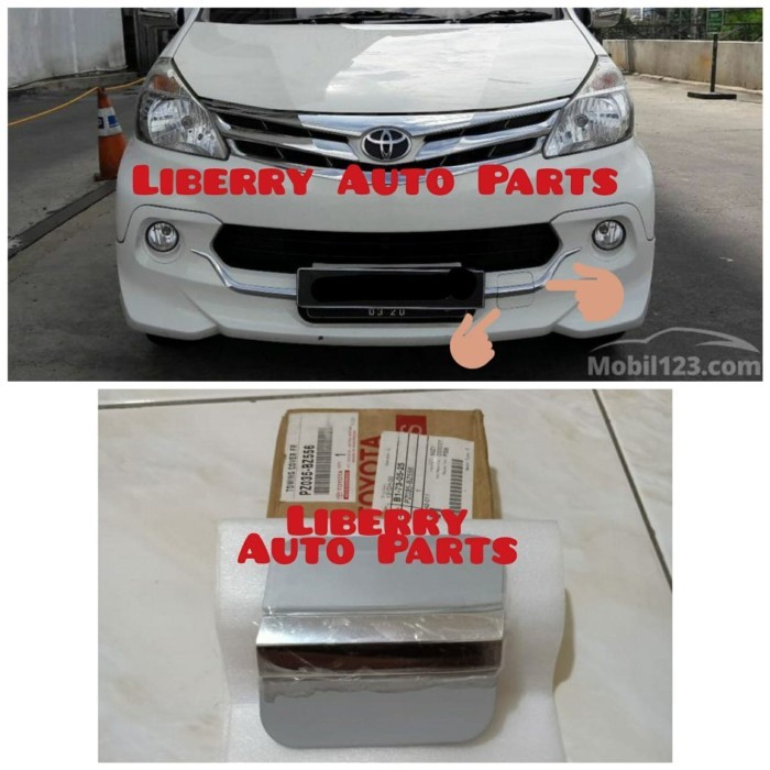 COVER TOWING / TUTUP DEREK BEMPER DEPAN ALL NEW AVANZA LUXURY ORIGINAL