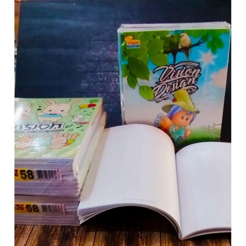 

Terlaris Buku Tulis Vision 58 (1 Pak Isi 10 Buku)