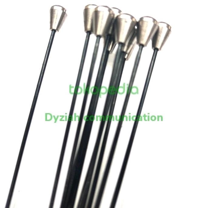 ANTENA PECUT LARSEN 3 MM HITAM SILVER