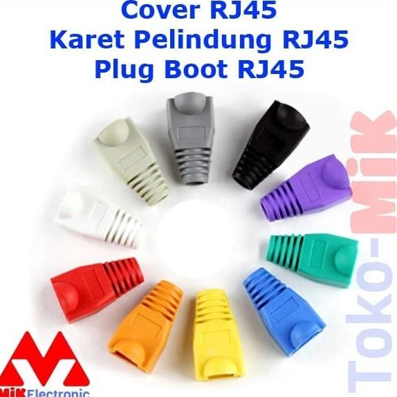 Terbaru Cover RJ45 Karet Pelindung RJ45 Plug Boot RJ45 tokmi99 Ayo Order