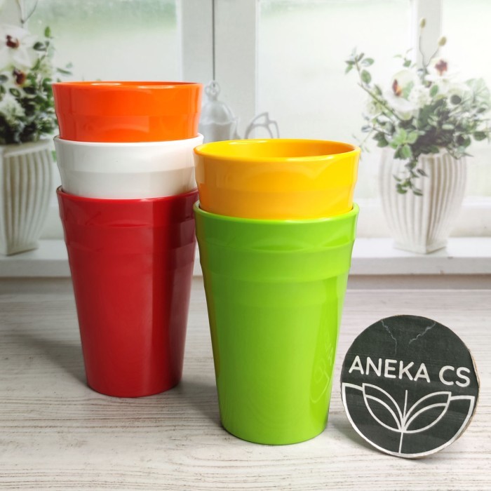 GELAS MELAMIN 600 ML - GELAS MINUM BESAR JUMBO - GELAS TINGGI - GL3135