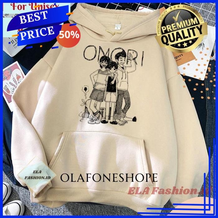 HOODIE OMORI BASIL ANIME KEKINIAN HODIE WAIFU PRIA WANITA BY OLAFONESHOPE FREE ONGKIR 