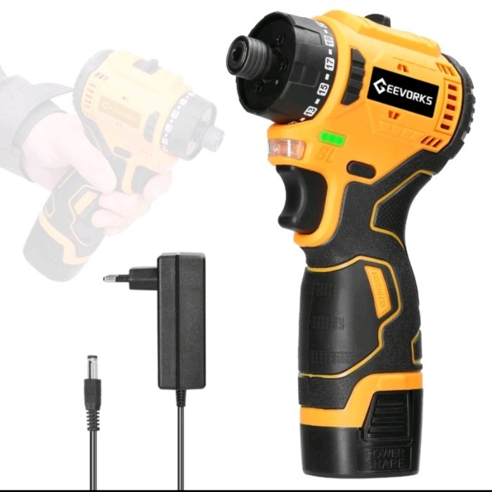 Terlaris Screwdriver Cordless 16.8V Brushless
