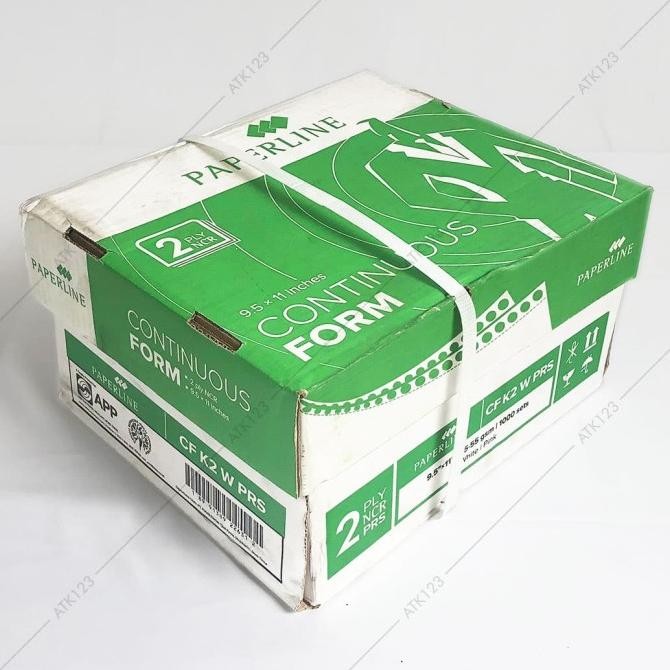 

TERBARU - Continuous Form Paperline 2 Ply Warna 9 1/2 x 11 in (K2 W PRS)