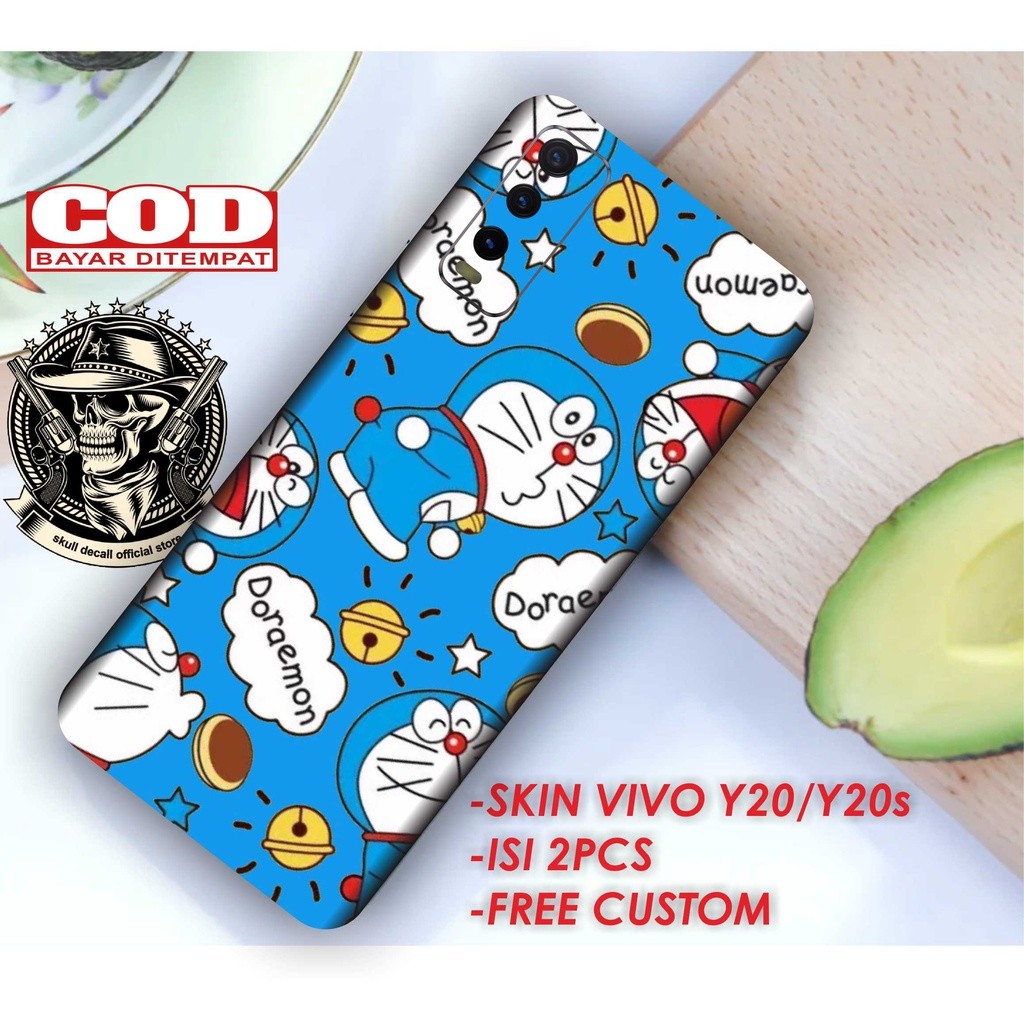 *Premium Quality* Vivo Y20 Garskin Custom Stiker Maxdecal Bkn Case COD