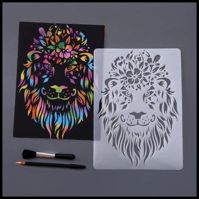 

Cetakan Stensil Lukis Dekor Craft/Pola Melukis Dan Mewarna