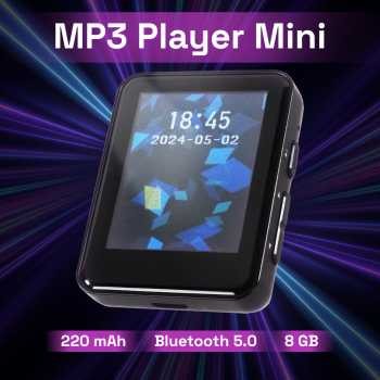 Mrobo MP3 Player Mini Bluetooth 5.0 8 GB