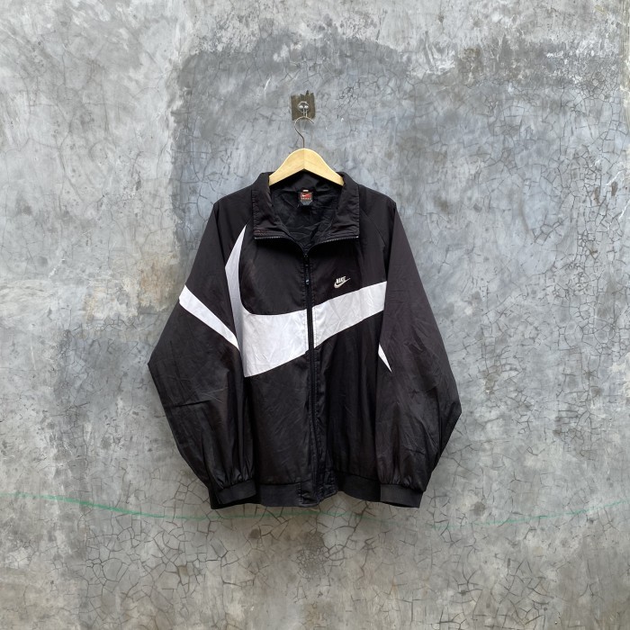 VINTAGE NIKE BIG SWOOSH WINDBREAKER JACKET