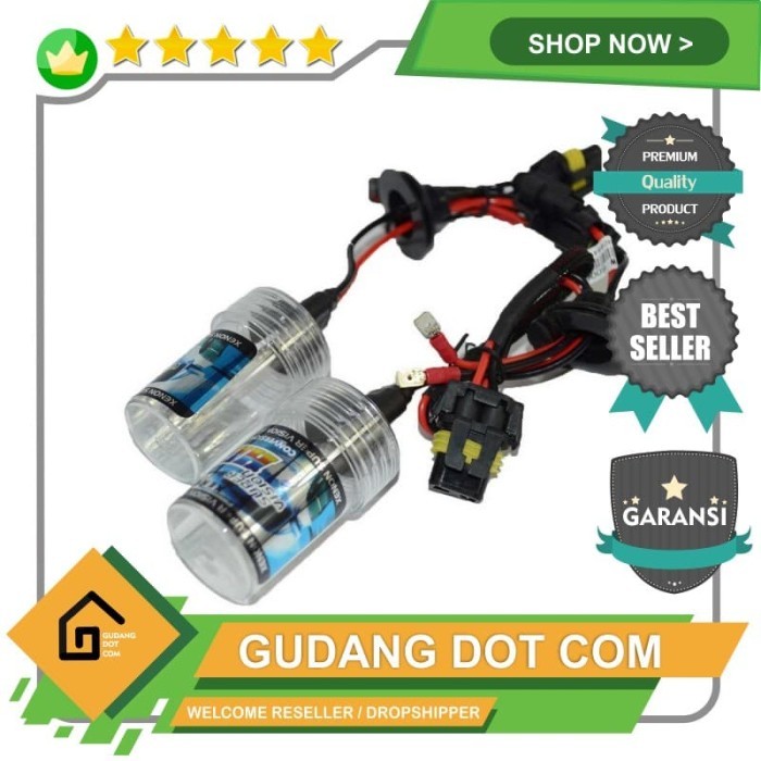 LAMPU MOBIL HEADLIGHT HID XENON 6000K 35W 1PCS - H7