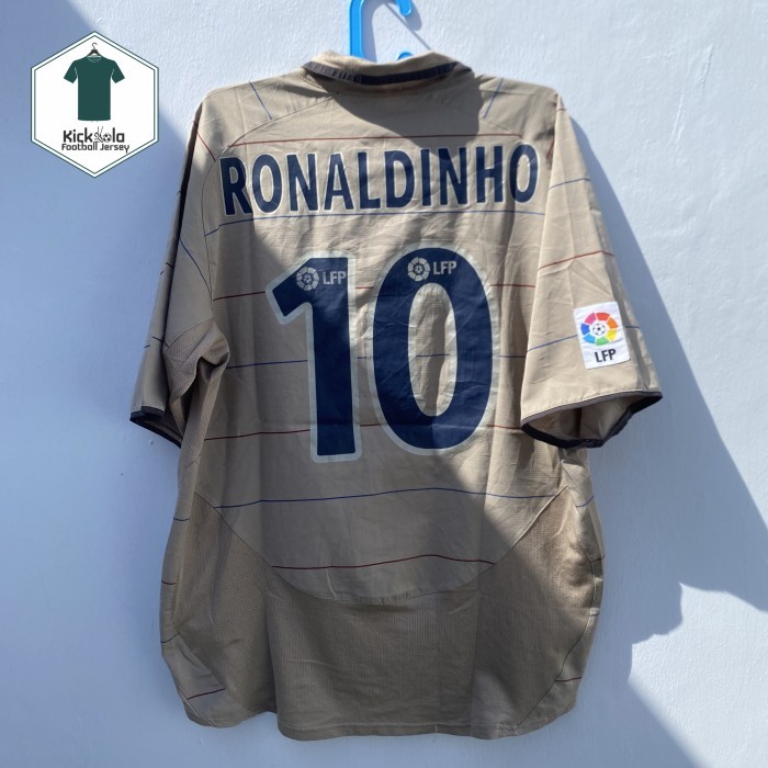 JERSEY ORIGINAL BARCELONA CF AWAY 2003/04 RONALDINHO