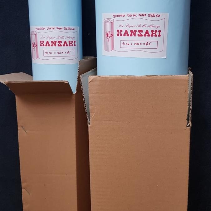 

TERBARU - Kertas Blueprint Digital Paper 80/85 Gsm A0 36 Inch (150 M)