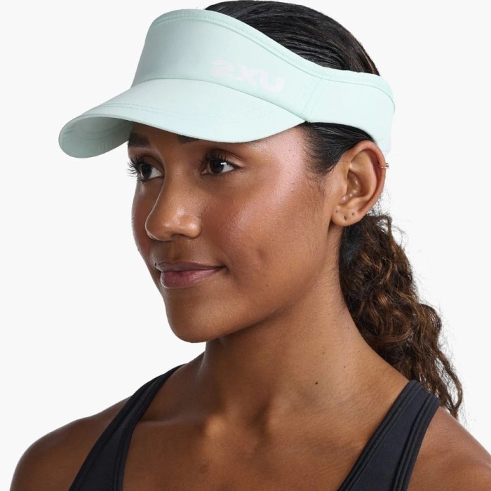 Topi Lari Original 2XU Run Visor - Gcr