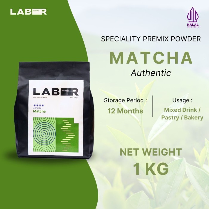 

LABR Bubuk Matcha Authentic 1 Kg - Premix Powder