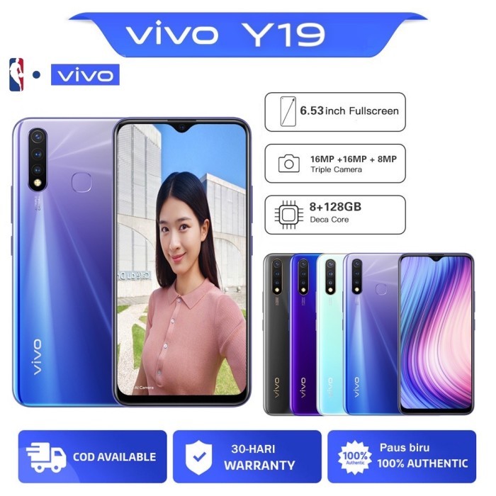 vivo Y19 RAM 8/128 16MP+16MP+8MP