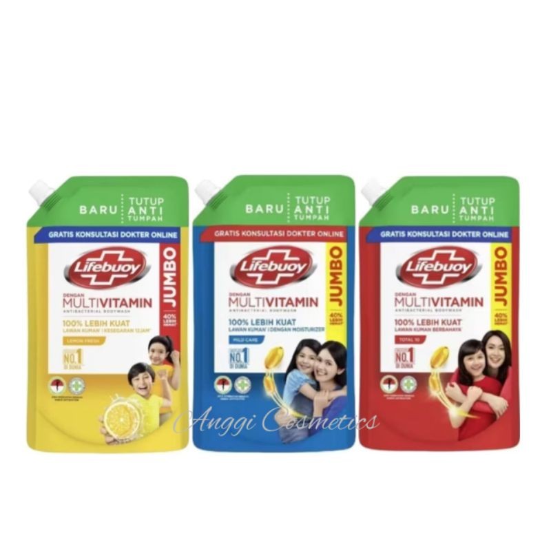 LIFEBUOY Sabun Cair Refil Jumbo - 825ml